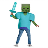 Minecraft Zombie Child Costume