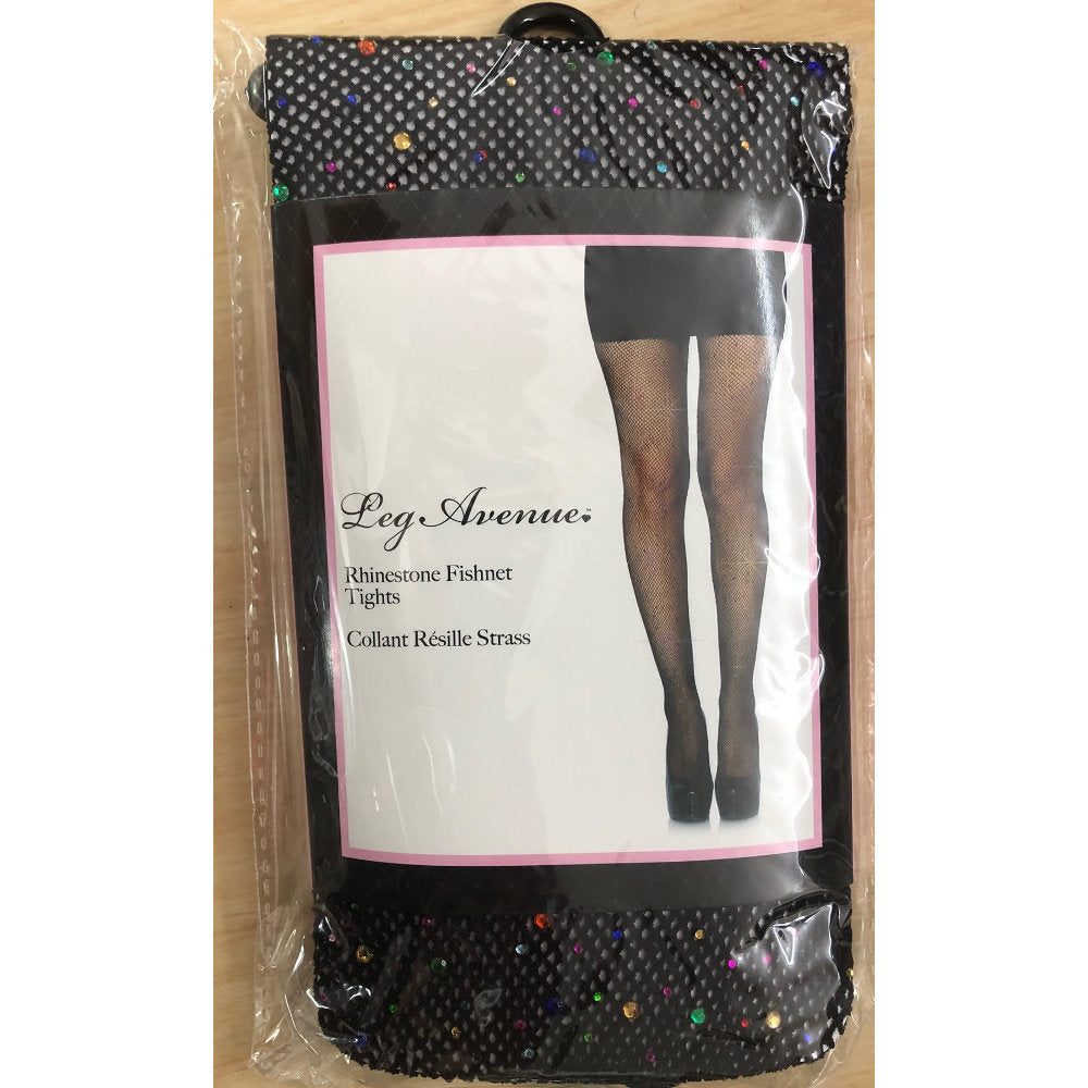 Rhinestone Fishnet Tights Black Cracker Jack Costumes Brisbane