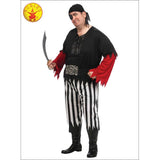 Pirate King Costume - Men's Plus