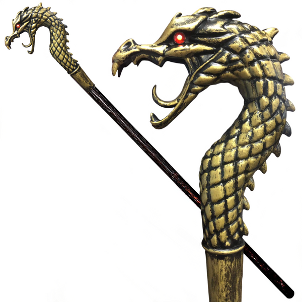 Gold Dragon Staff 114 cm