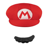 Mario Adult Hat & Moustache