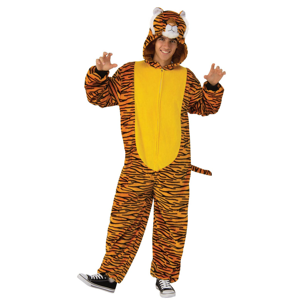 Tiger Furry Onesie Costume-Adult – Cracker Jack Costumes Brisbane